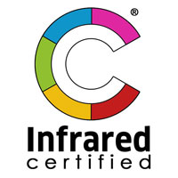 A logo of the company is shown with the words " infrared certified ".